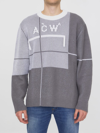 A-cold-wall* Round Neck Long-sleeved Sweater In Grey