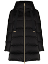 Herno Hooded Down Coat In Black