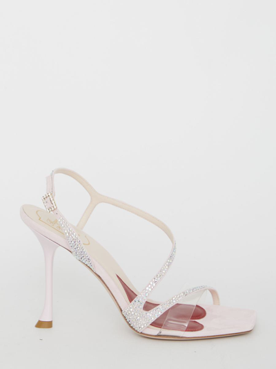 ROGER VIVIER I LOVE VIVIER BLING 100 SANDALS