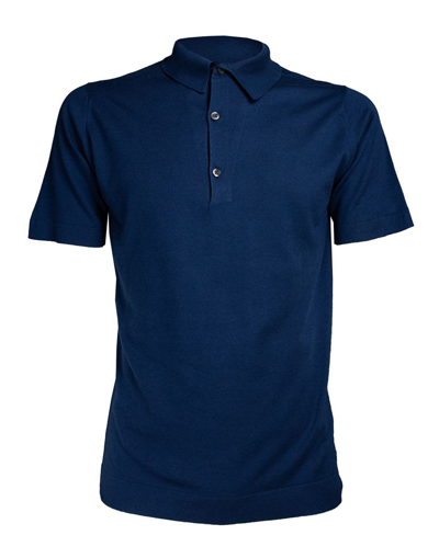 John Smedley Polo In Indigo