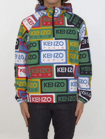 Kenzo Labels Windbreaker In Multicolor