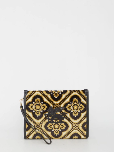 Etro Love Trotter Pouch In Black