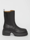 Tod's Platform Ankle Boots In Black