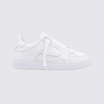 Represent White Leather Apex Tonal Sneakers