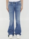 OFF-WHITE SLIM FLARED JEANS