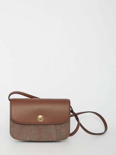 Etro Small  Essential Bag In Brown