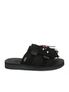 Suicoke Hoto-cab Sandals In Black