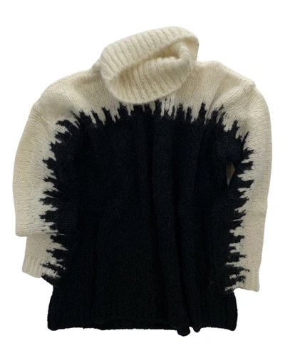 Thom Krom Wool Knitwear. In Black-white