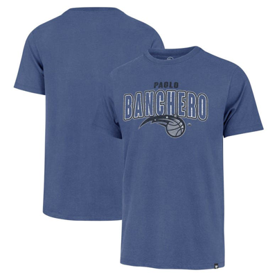 47 ' Paolo Banchero Blue Orlando Magic Player Logo Vintage T-shirt