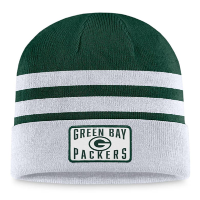 Fanatics Branded Heather Grey Green Bay Packers Logo Cuffed Knit Hat