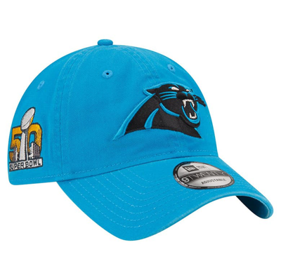 New Era Blue Carolina Panthers Distinct 9twenty Adjustable Hat