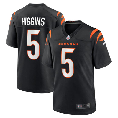 Nike Tee Higgins Black Cincinnati Bengals Game Player Jersey