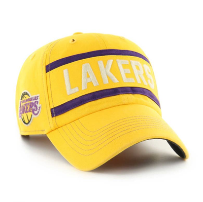 47 ' Gold Los Angeles Lakers Quick Snap Clean Up Adjustable Hat