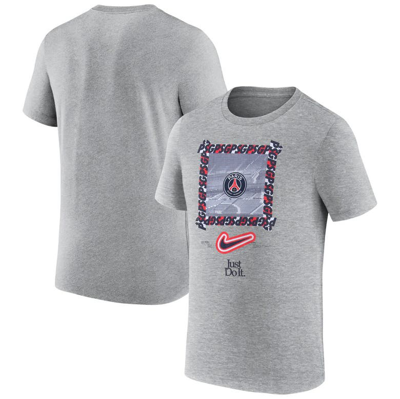 Nike Paris Saint-germain  Men's Dna T-shirt In Grey