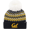 47 '47 NAVY CAL BEARS ELSA CUFFED KNIT HAT WITH POM
