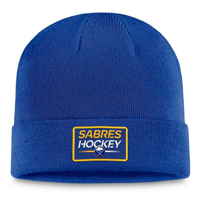 Fanatics Branded  Royal Buffalo Sabres Authentic Pro Cuffed Knit Hat In Blue
