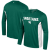 COLOSSEUM COLOSSEUM GREEN MICHIGAN STATE SPARTANS WARM UP LONG SLEEVE T-SHIRT