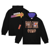 Mitchell & Ness Men's  Black Distressed Phoenix Suns Hardwood Classics Og 2.0 Pullover Hoodie In Black