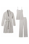 PETITE PLUME PETITE PLUME THE COZY 3-PIECE COTTON MATERNITY SET