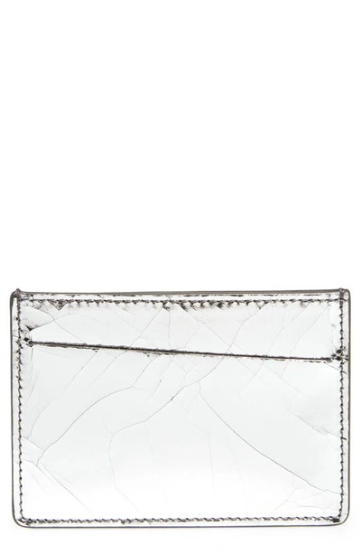 Maison Margiela 3-card Holder In Gray