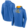 FANATICS FANATICS BRANDED HEATHER POWDER BLUE LOS ANGELES CHARGERS HOOK AND LADDER PULLOVER HOODIE