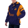 Starter Purple Phoenix Suns Home Team Hoodie Half-zip Jacket In Purple
