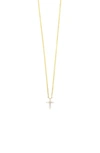 Bony Levy Icons Diamond Cross Pendant Necklace In 18k White Gold