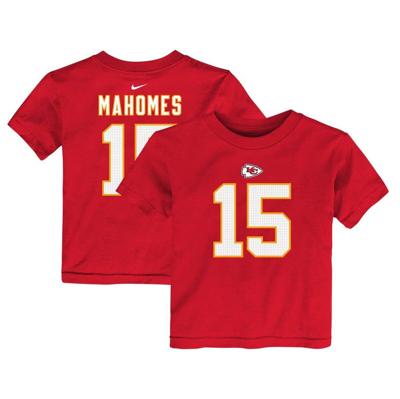 Nike Kids' Toddler  Patrick Mahomes Red Kansas City Chiefs Player Name & Number T-shirt