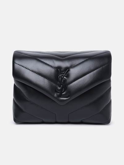 Saint Laurent 'loulou Toy' Black Leather Bag