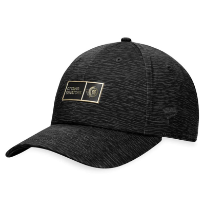Fanatics Branded  Black Ottawa Senators Authentic Pro Road Adjustable Hat