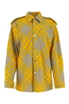 BURBERRY BURBERRY WOMAN EMBROIDERED WOOL BLEND SHIRT