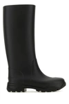 MAISON MARGIELA MAISON MARGIELA WOMAN BLACK RUBBER TABI BOOTS