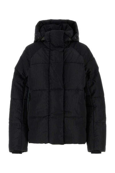 Canada Goose Quilted Hooded Jacket In Black