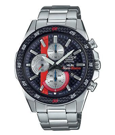 Pre-owned Casio Watch Edifice Scuderia Toro Rosso Limited Edition Efr-s567ytr-2ajr Men...