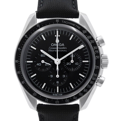 Pre-owned Omega Speedmaster Chrono 24 Hand Wind Black Men's Moon Watch 310.32.42.50.01.001
