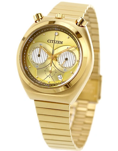 Pre-owned Citizen Star Wars C-3po Watch An3662-51w Chronograph Unisex Date Indicator