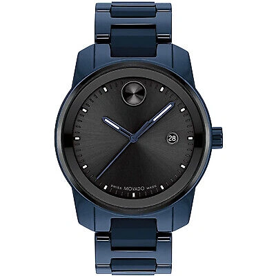 Pre-owned Movado Men's Bold Verso Black Dial Watch - 3600864