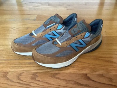 Pre-owned New Balance Carhartt Wip X Balance 990v6 Sculpture Center M990ch6 Men's Size 15 In Hand In Brown