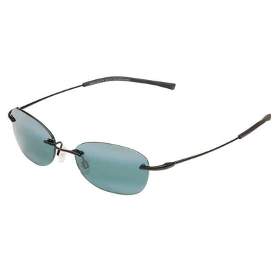 Pre-owned Maui Jim Mixed Plate 721-02 Black Grey Polarized Sunglasses Men Women Kids