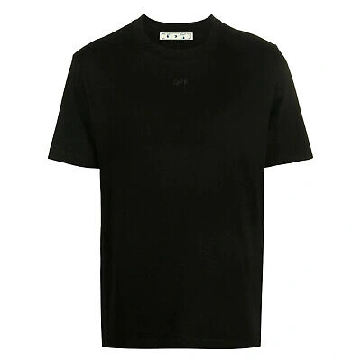 Pre-owned Off-white Rubber Arrows Slim Fit T-shirt Black/black