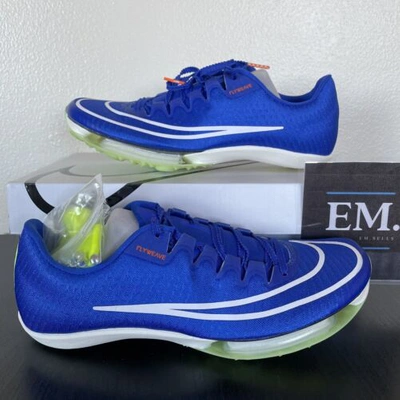 Pre-owned Nike Air Zoom Maxfly Racer Blue Lime Track Spikes Dh5359-400 Max Fly Men's Sizes In Green