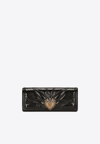 Dolce & Gabbana Devotion Python-effect Baguette Bag In Black