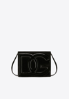 DOLCE & GABBANA DG LOGO PATENT LEATHER CROSSBODY BAG