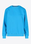 Off-white Diag-stripe Print Sweatshirt In Blue