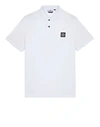 Stone Island Polo Shirt  In Blanc