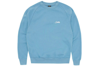 Pre-owned Corteiz Hmp V2 Sweatshirt Baby Blue