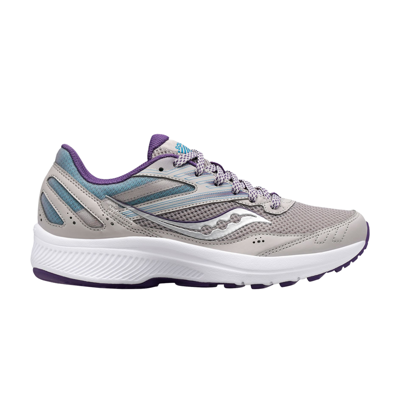Pre-owned Saucony Wmns Cohesion 15 'grape Pop' In Grey