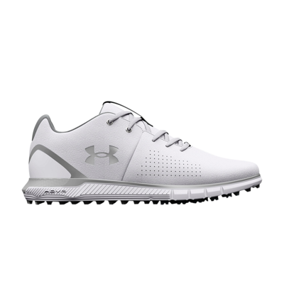 Pre-owned Under Armour Hovr Fade 2 Spikeless Golf 2e Wide 'white Metallic Silver'