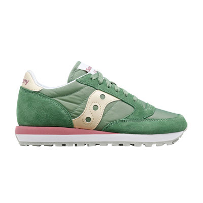 Pre-owned Saucony Wmns Jazz Original 'emerald Cream' In Green