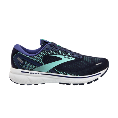 Pre-owned Brooks Wmns Ghost 14 'peacoat Yucca' In Blue